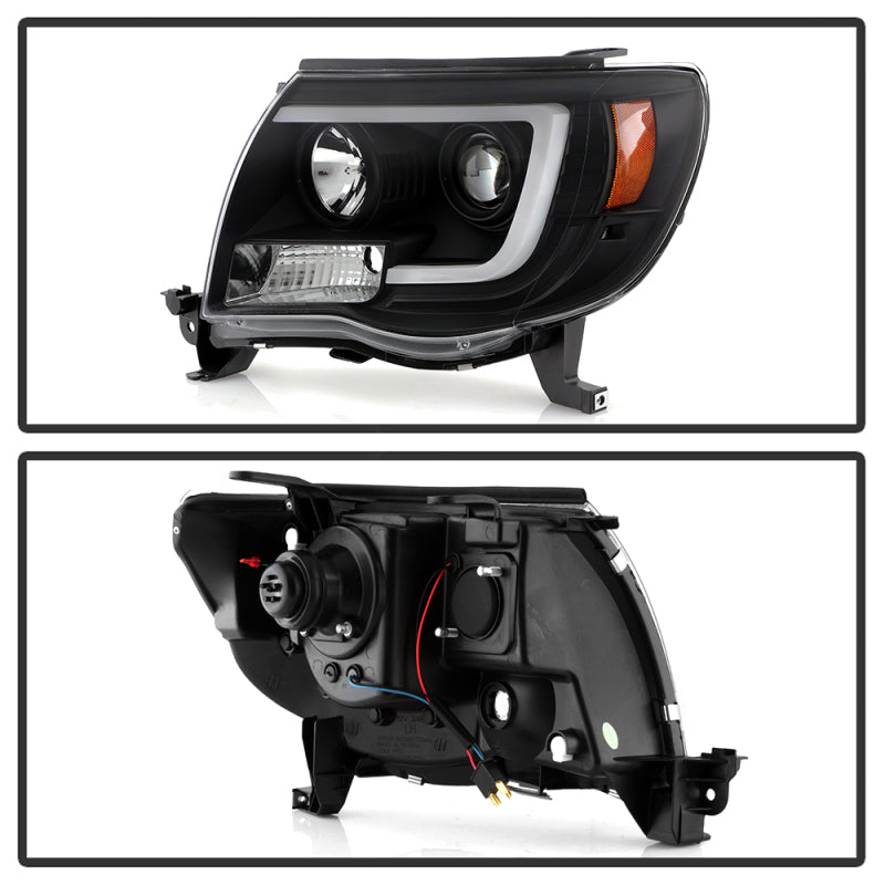 Spyder Toyota Tacoma 05-11 V2 High-Power LED Headlights - Black PRO-YD-TT05PL-BK SPYDER Headlights  AXOPROS