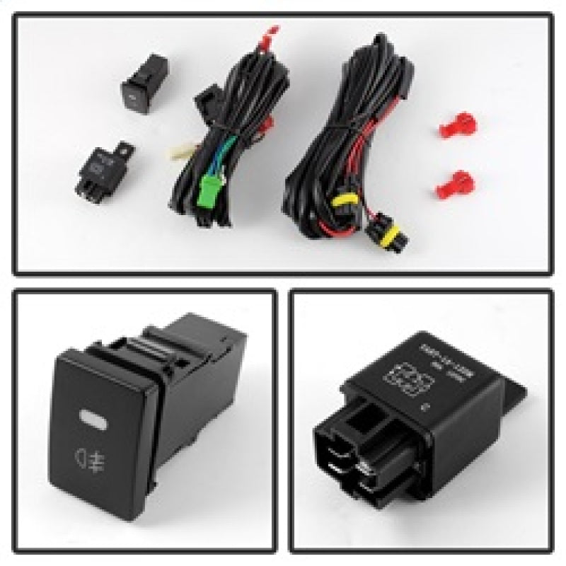 Spyder Toyota Tundra 07-13 All Double Cab/CrewMax OEM Fog Lightsw/swch Smke FL-CL-TTU07-SM SPYDER Fog Lights  AXOPROS