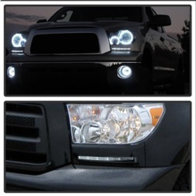 Spyder Toyota Tundra 07-13 Daytime LED Running Lights (XSP-X Model Look)wo/swtch Blk FL-DRL-TTU07-BK SPYDER Daytime Running Lights  AXOPROS