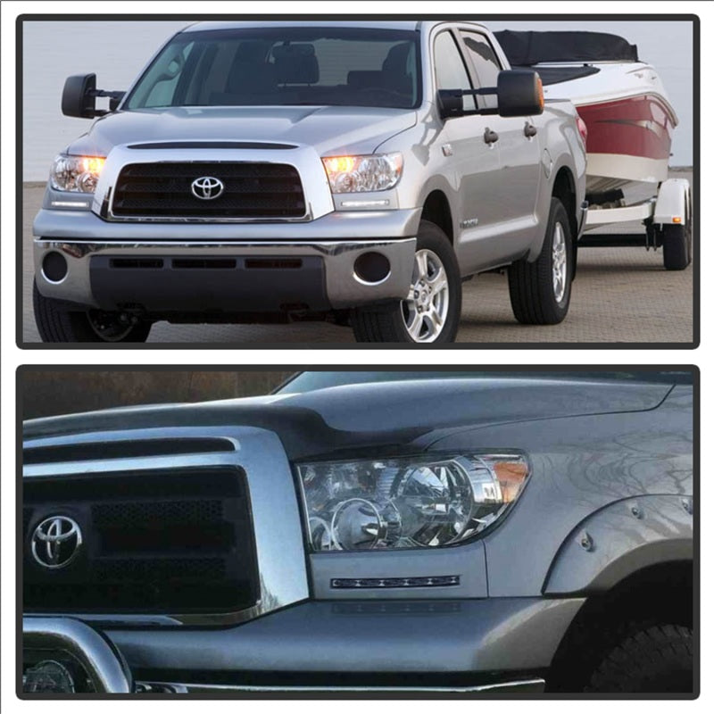Spyder Toyota Tundra 07-13 Daytime LED Running Lights (XSP-X Model Look)wo/swtch Blk FL-DRL-TTU07-BK SPYDER Daytime Running Lights  AXOPROS