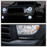 Spyder Toyota Tundra 07-13 Daytime LED Running Lights (XSP-X Model Look)wo/swtch Blk FL-DRL-TTU07-BK SPYDER Daytime Running Lights  AXOPROS