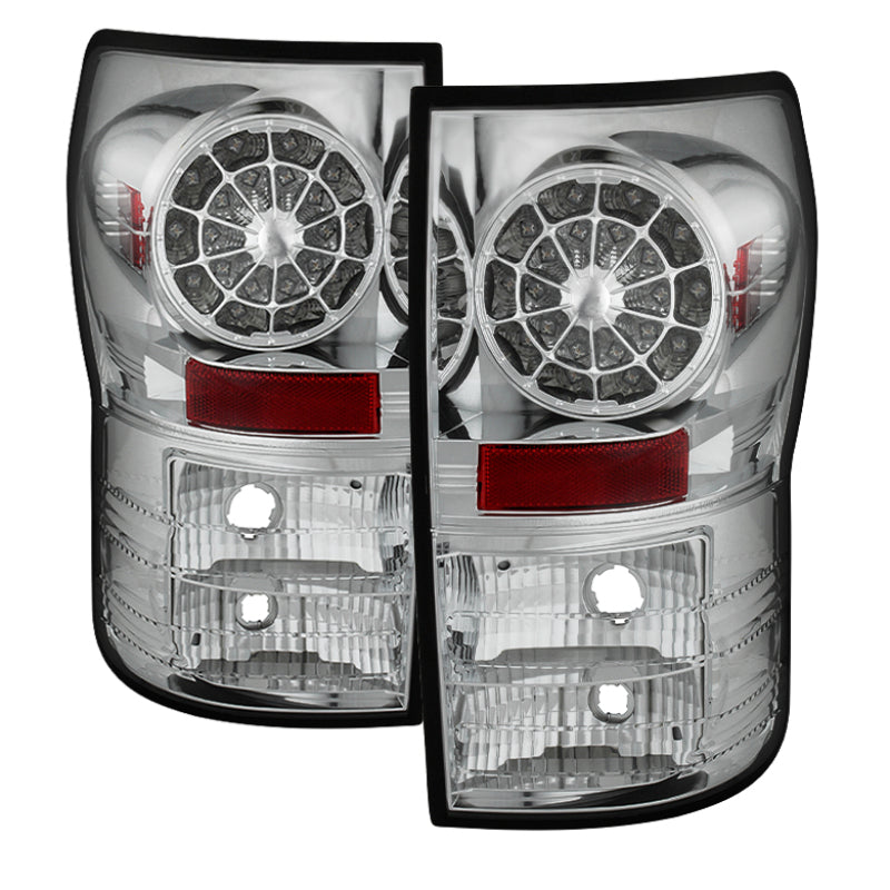 Spyder Toyota Tundra 07-13 LED Tail lights Chrome ALT-YD-TTU07-LED-C SPYDER Tail Lights  AXOPROS