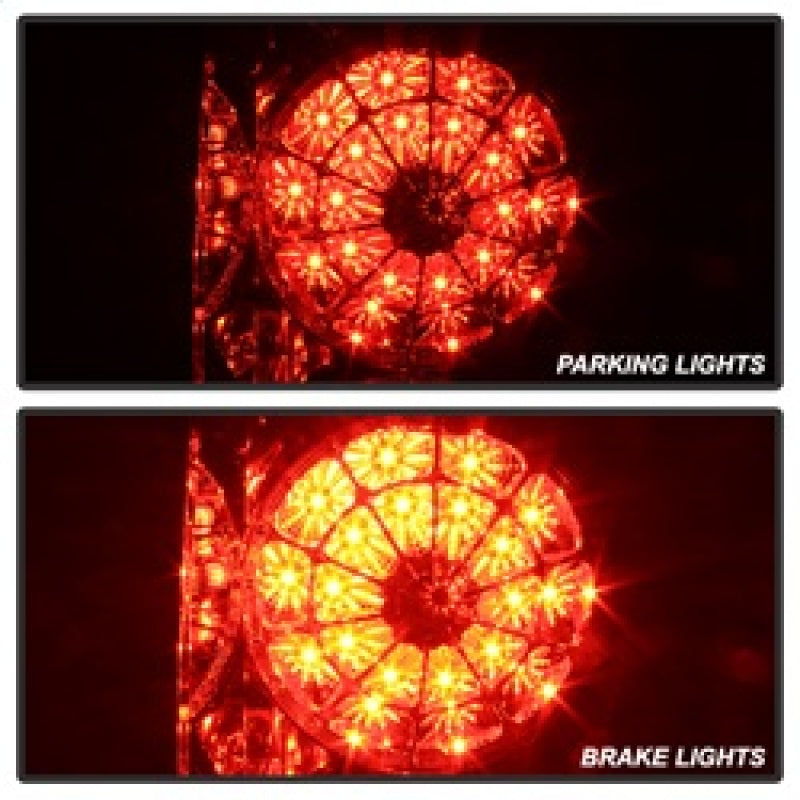 Spyder Toyota Tundra 07-13 LED Tail lights Chrome ALT-YD-TTU07-LED-C SPYDER Tail Lights  AXOPROS