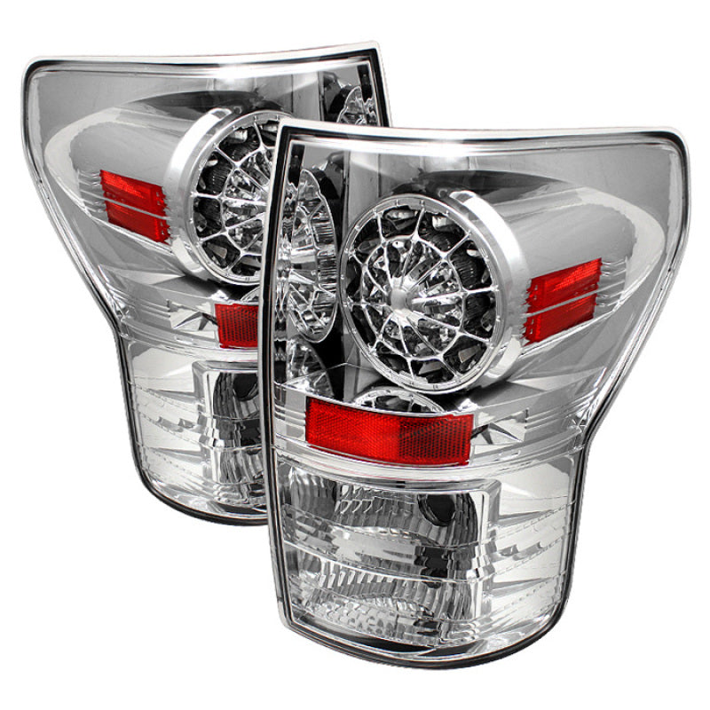 Spyder Toyota Tundra 07-13 LED Tail lights Chrome ALT-YD-TTU07-LED-C SPYDER Tail Lights  AXOPROS