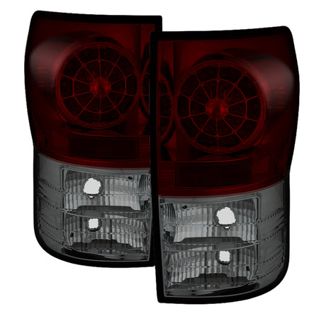 Spyder Toyota Tundra 07-13 LED Tail lights Red Smoke ALT-YD-TTU07-LED-RS SPYDER Tail Lights  AXOPROS