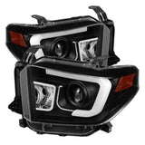 Spyder Toyota Tundra 2014-2016 Projector Headlights Light Bar DRL Black PRO-YD-TTU14-DRL-BK SPYDER Headlights  AXOPROS