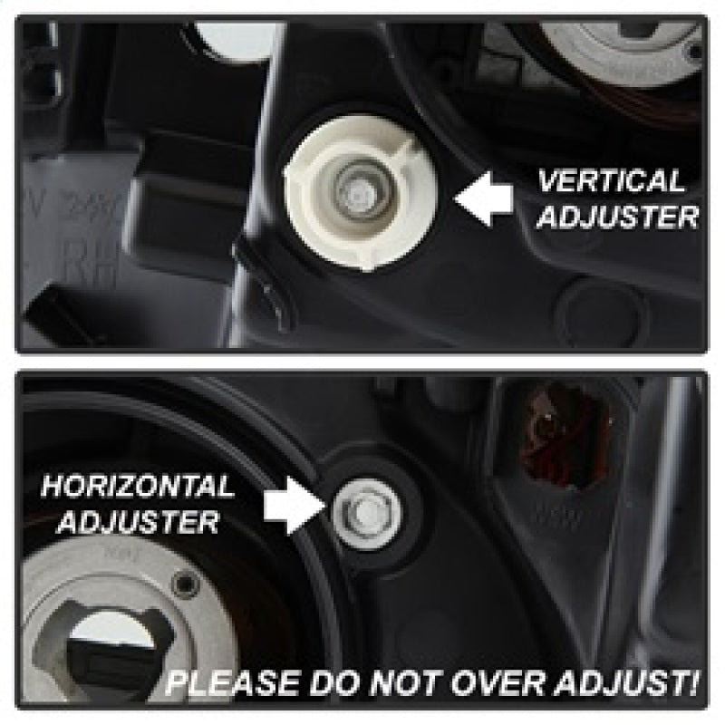 Spyder Toyota Tundra 2014-2016 Projector Headlights Light Bar DRL Black Smoke PRO-YD-TTU14-DRL-BSM SPYDER Headlights  AXOPROS