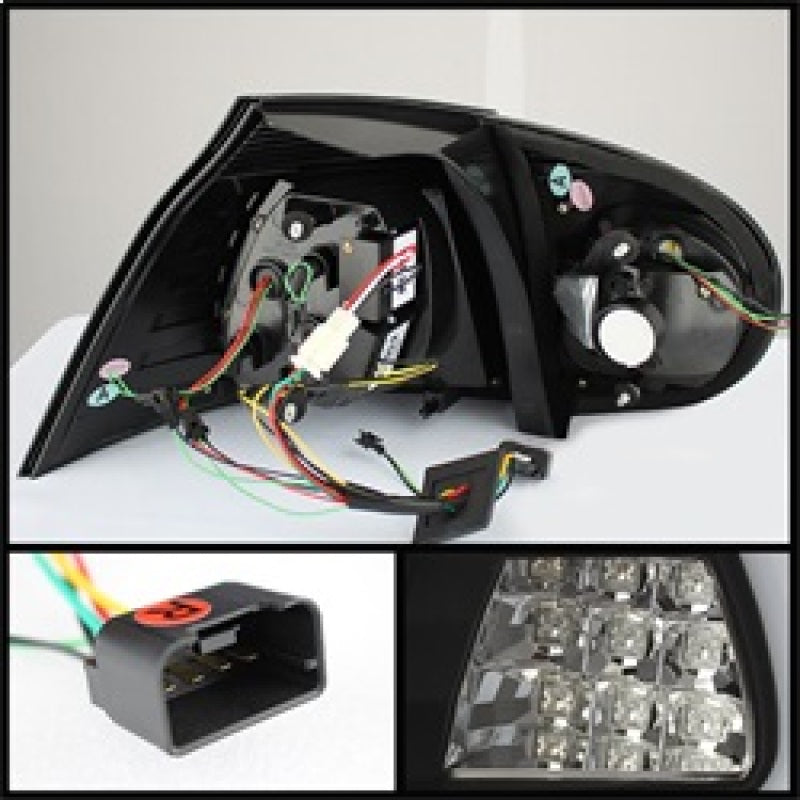 Spyder Volkswagen Golf V 06-09 LED TURN SIGNAL LED Tail Lights Black ALT-YD-VG03-LED-BK SPYDER Tail Lights  AXOPROS