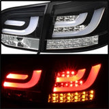 Spyder Volkswagen Golf/GTI 10-13 G2 Type With Light Bar LED Tail Lights Black ALT-YD-VG10-LED-G2-BK SPYDER Tail Lights  AXOPROS