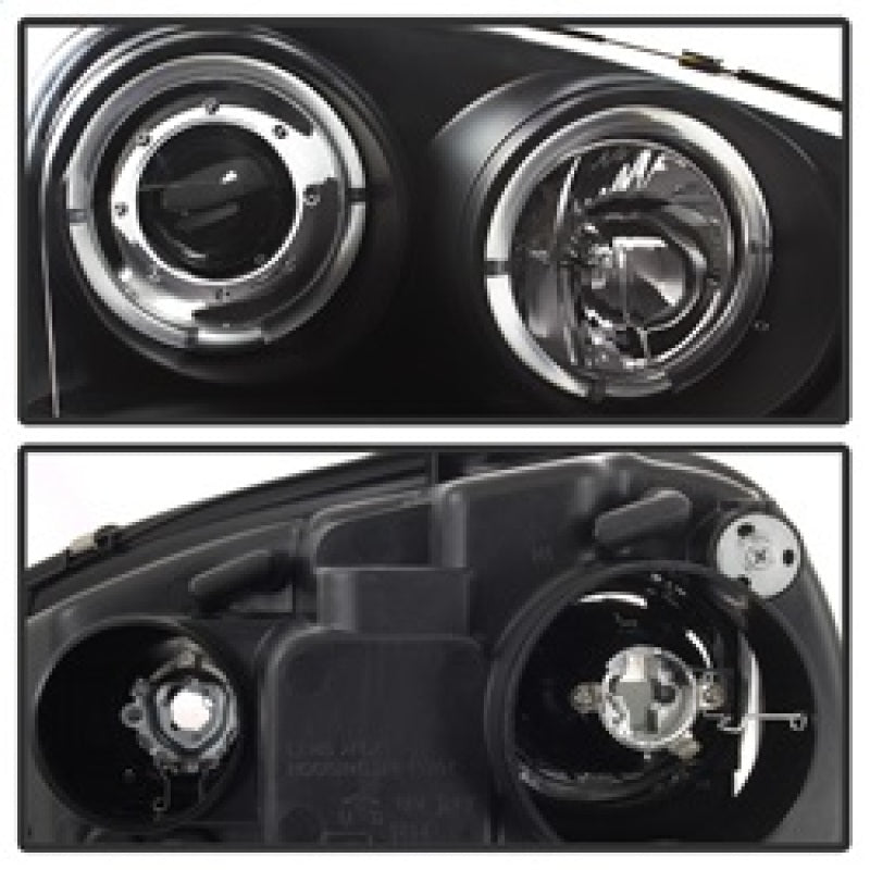 Spyder Volkswagen GTI 06-09/Jetta 06-09 Halogen Model Only - LED Halo DRL Black PRO-YD-VG06-HL-BK SPYDER Headlights  AXOPROS