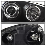 Spyder Volkswagen GTI 06-09/Jetta 06-09 Halogen Model Only - LED Halo DRL Black PRO-YD-VG06-HL-BK SPYDER Headlights  AXOPROS