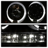 Spyder Volkswagen GTI 06-09/Jetta 06-09 Halogen Model Only - LED Halo DRL Black PRO-YD-VG06-HL-BK SPYDER Headlights  AXOPROS