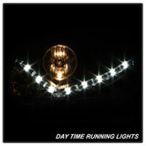 Spyder Volkswagen GTI 06-09/Jetta 06-09 Xenon/HID Model Only - DRL Black PRO-YD-VG06-HID-DRL-BK SPYDER Headlights  AXOPROS