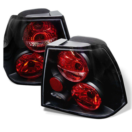 Spyder Volkswagen Jetta 99-04 Euro Style Tail Lights Black ALT-YD-VJ99-BK SPYDER Tail Lights  AXOPROS