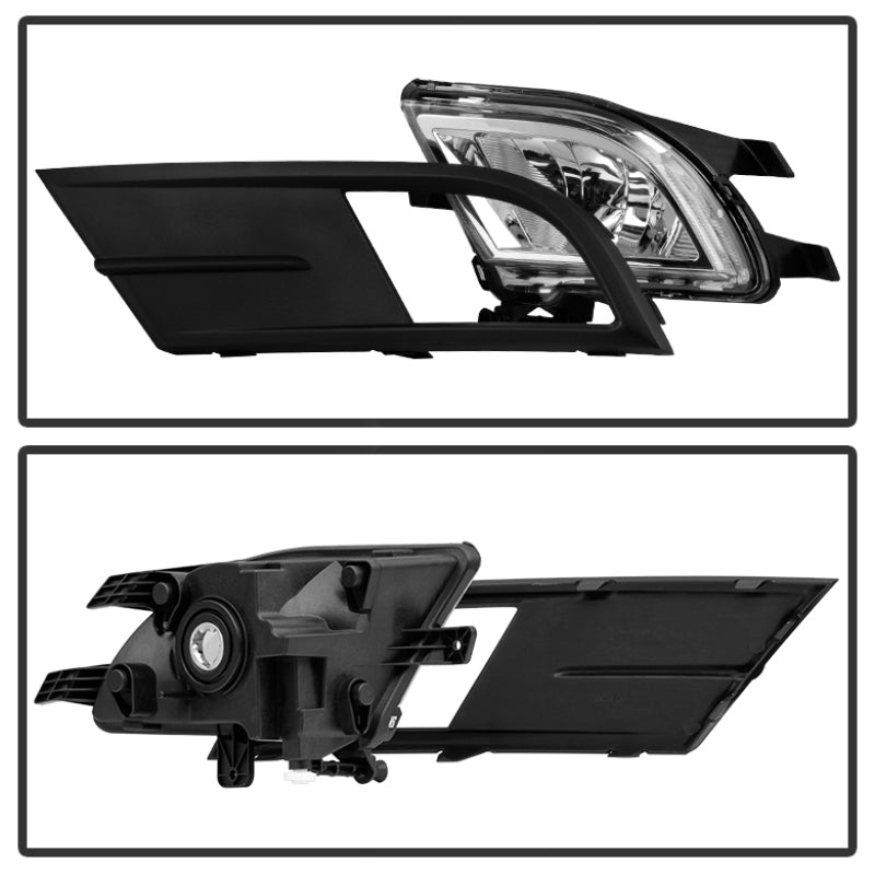 Spyder Volkswagen Jetta MK6 2015-2016 Sedan 4Dr only OEM Style Fog Lights w/Switch Clear FL-VJ2015-C SPYDER Fog Lights  AXOPROS