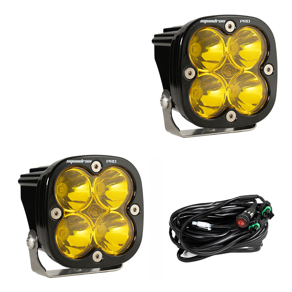 Squadron Pro Black LED Auxiliary Light Pod Pair Baja Designs Auxiliary Light  AXOPROS