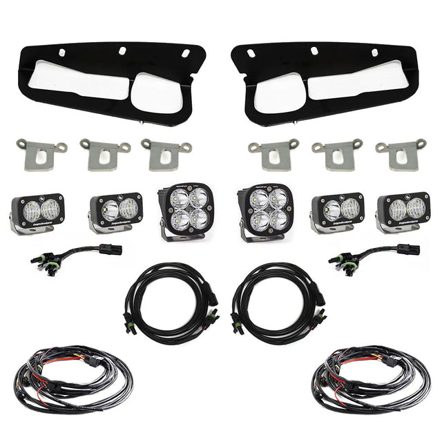 Squadron Pro/Dual S2 Sport Steel Bumper Fog Pocket Light Kit Baja Designs Fog Light Kit  AXOPROS