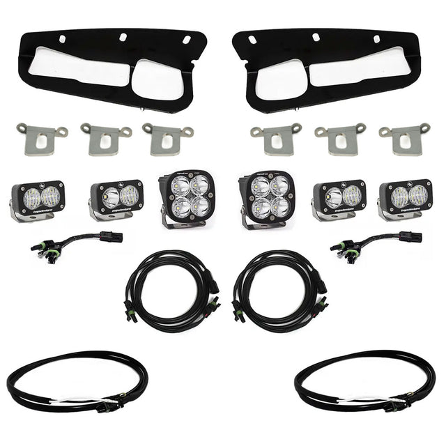 Squadron Pro/Dual S2 Sport Steel Bumper Fog Pocket Light Kit Baja Designs Fog Light Kit  AXOPROS