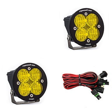 Squadron-R Pro Black LED Auxiliary Light Pod Pair Baja Designs Auxiliary Light  AXOPROS