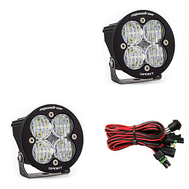 Squadron-R Sport Black LED Auxiliary Light Pod Pair Baja Designs Auxiliary Light  AXOPROS