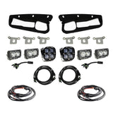 Squadron SAE/Dual S2 Sport Steel Bumper Fog Pocket Light Kit Baja Designs Fog Light Kit  AXOPROS