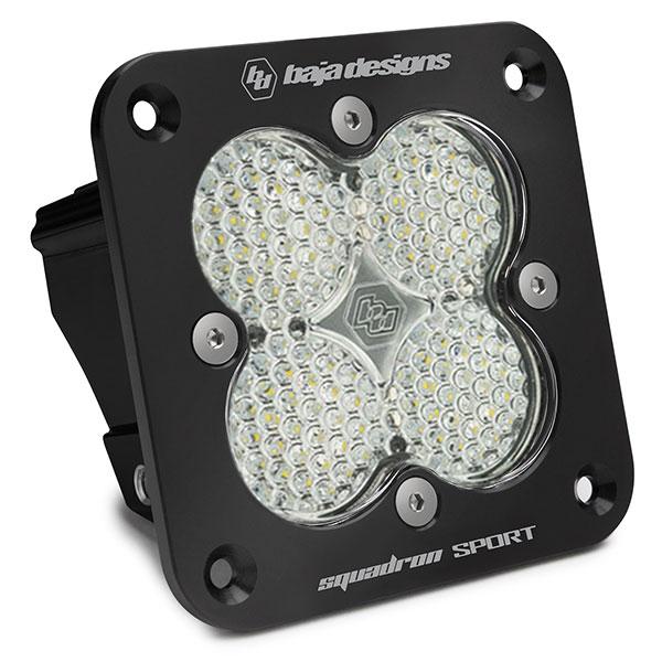 Squadron Sport Black Flush Mount LED Auxiliary Light Pod Baja Designs Auxiliary Light  AXOPROS