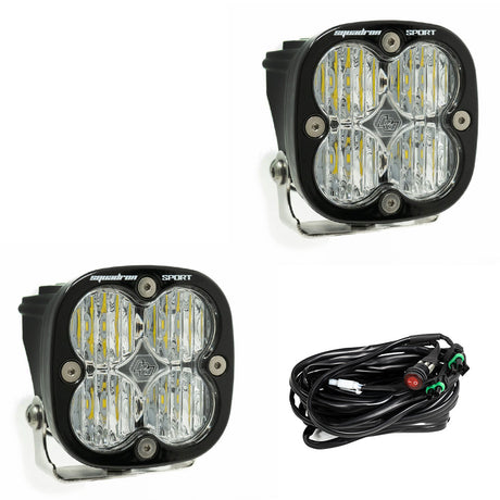 Squadron Sport Black LED Auxiliary Light Pod Pair Baja Designs Auxiliary Light  AXOPROS