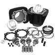 S&S Cycle 00-21 Sportster Models 1200cc to 1250cc Hooligan Kit - Wrinkle Black S&S Cycle Piston Sets - Powersports  AXOPROS