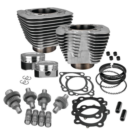 S&S Cycle 00-21 Sportster Models 883cc to 1200cc Hooligan Kit - Silver S&S Cycle Piston Sets - Powersports  AXOPROS