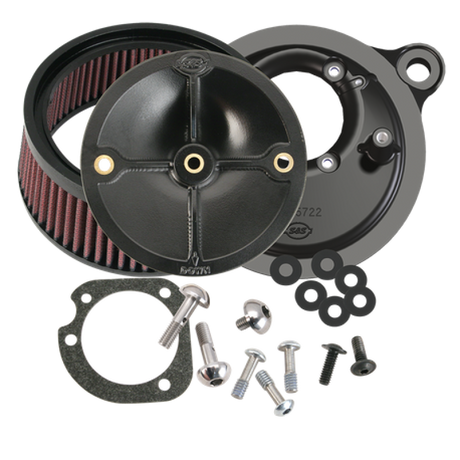 S&S Cycle 01-15 Fuel-Injector Softail Models Stealth Air Cleaner Kit w/o Cover S&S Cycle Air Intake Components  AXOPROS