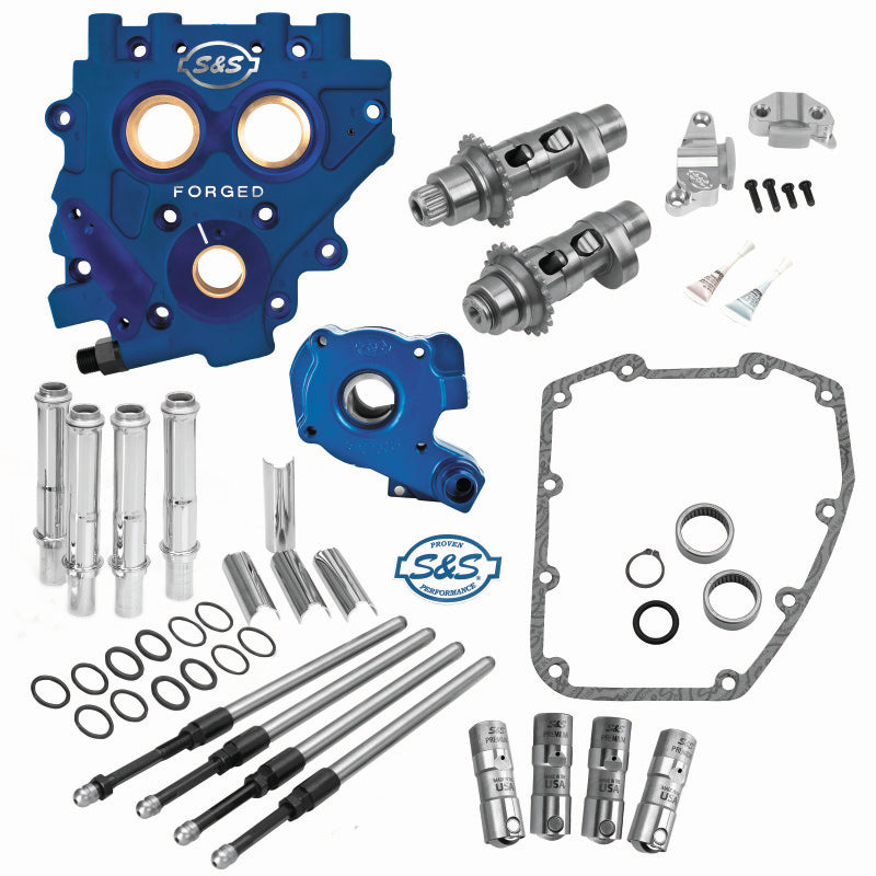 S&S Cycle 07-17 BT/2006 Dyna 551CE Easy Start Chain Drive Cam Chest Kit S&S Cycle Cam Gears  AXOPROS