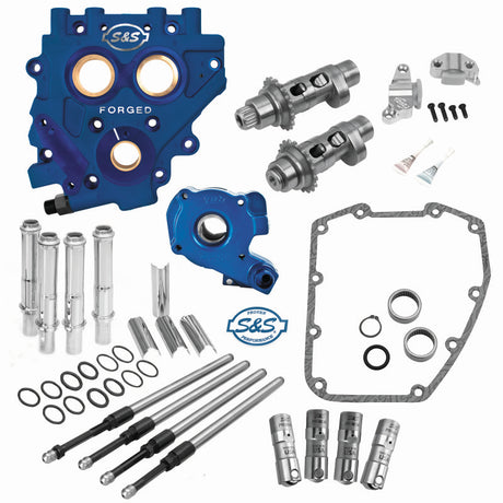 S&S Cycle 07-17 BT/2006 Dyna 551CE Easy Start Chain Drive Cam Chest Kit S&S Cycle Cam Gears  AXOPROS