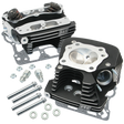 S&S Cycle 08-16 Touring Super Stock 89cc Cylinder Head Kit - Wrinkle Black S&S Cycle Heads  AXOPROS