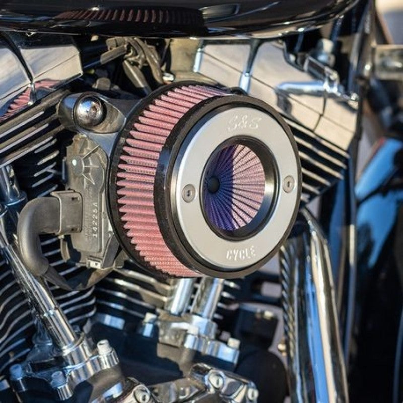 S&S Cycle 08-16 Touring/16-17 Softail Stealth Air Stinger Kit w/ S&S Ring S&S Cycle Air Intake Components  AXOPROS