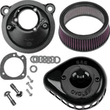 S&S Cycle 2007+ XL Sportster Models Stealth Air Cleaner Kit w/ Gloss Black Mini Teardrop Cover S&S Cycle Air Intake Components  AXOPROS