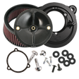 S&S Cycle 2008+ BT w/ S&S 58mm Throttle Body Stealth Air Cleaner Kit w/o Cover S&S Cycle Air Intake Components  AXOPROS
