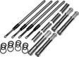 S&S Cycle 2017+ M8 Models Quickee Adjustable Pushrods w/ Cover Keepers S&S Cycle Push Rods  AXOPROS