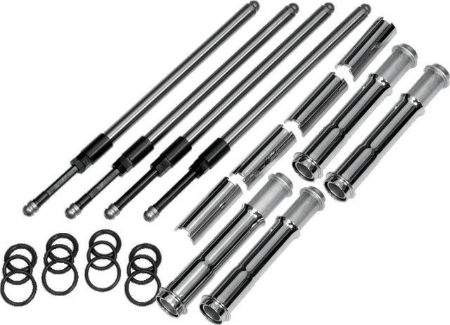 S&S Cycle 2017+ M8 Models Quickee Adjustable Pushrods w/ Cover Keepers S&S Cycle Push Rods  AXOPROS