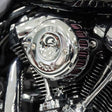 S&S Cycle 2017+ M8 Models Stealth Air Cleaner Kit w/ Chrome Mini Teardrop Cover S&S Cycle Air Intake Components  AXOPROS