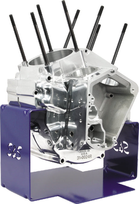 S&S Cycle 36-99 BT Blue Engine Stand S&S Cycle Engine Mounts  AXOPROS