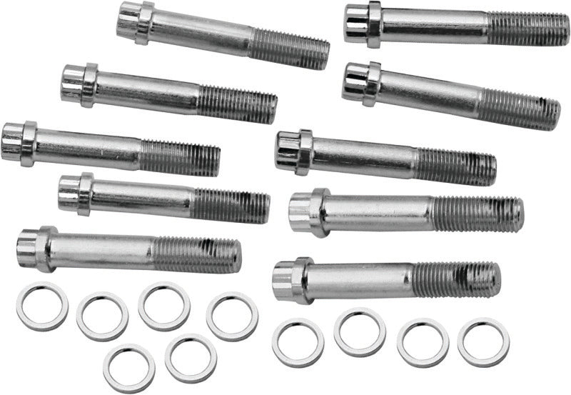 S&S Cycle 7/16-20 X 2-3/8in x 1in TD Head Bolt Kit - 10 Pack S&S Cycle Bolts  AXOPROS