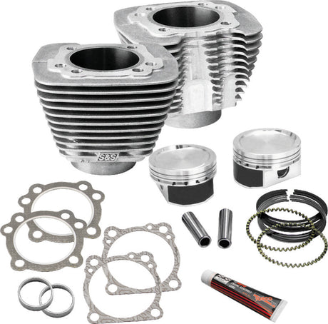 S&S Cycle 86-19 Sportster Models 883 to 1200cc Conversion Kit - Silver S&S Cycle Piston Sets - Powersports  AXOPROS