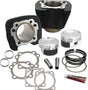 S&S Cycle 86-19 Sportster Models 883 to 1200cc Conversion Kit - Wrinkle Black S&S Cycle Piston Sets - Powersports  AXOPROS