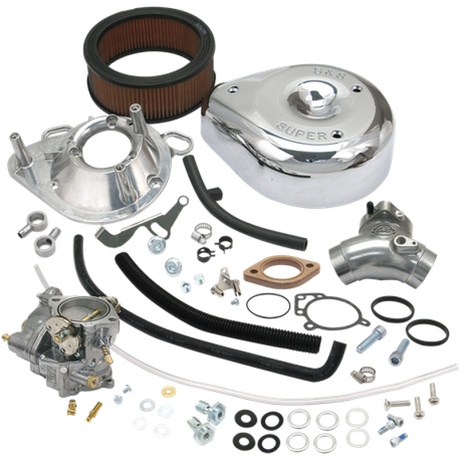 S&S Cycle 99-05 BT Super G Carburetor Kit S&S Cycle Carburetor Rebuild Kits  AXOPROS