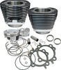 S&S Cycle 99-06 BT 97in Big Bore Cylinder Kit - Wrinkle Black S&S Cycle Piston Sets - Powersports  AXOPROS