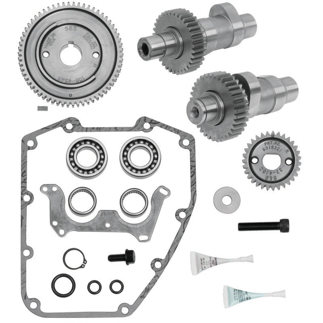 S&S Cycle 99-06 BT Gear Drive Camshaft Complete Kit S&S Cycle Camshafts  AXOPROS