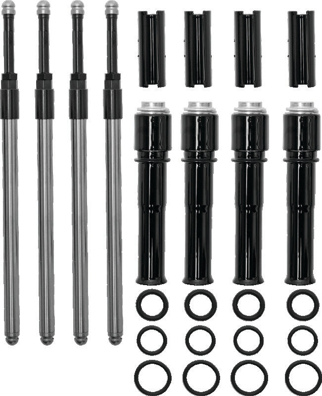 S&S Cycle 99-17 BT Models Quickee Pushrods w/ Gloss Black Covers S&S Cycle Push Rods  AXOPROS