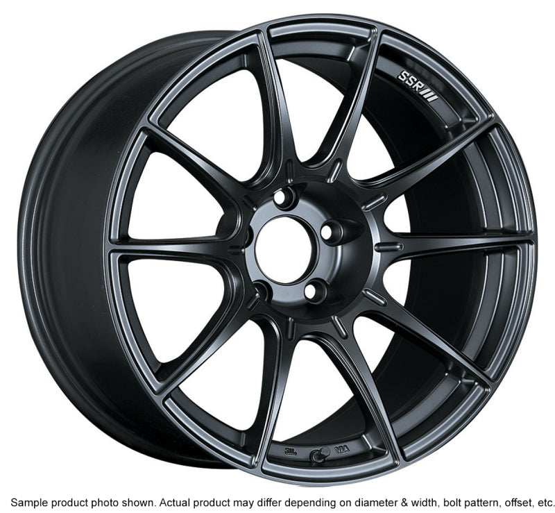 SSR GTX01 18x9.5 5x114.3 22mm Offset Flat Black Wheel Evo 8 9 X / G35 / 350z / 370z SSR Wheels - Cast  AXOPROS
