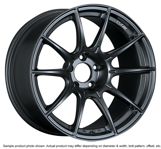 SSR GTX01 18x9.5 5x114.3 22mm Offset Flat Black Wheel Evo 8 9 X / G35 / 350z / 370z SSR Wheels - Cast  AXOPROS