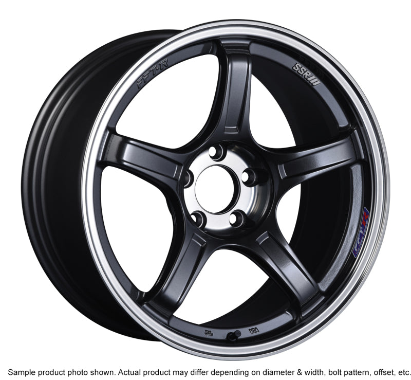 SSR GTX03 18x9.5 5x100 38mm Offset Black Graphite Wheel SSR Wheels - Cast  AXOPROS